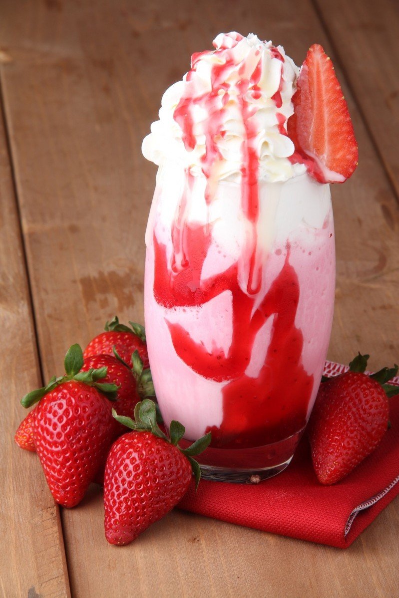 موز وحليب وفريز