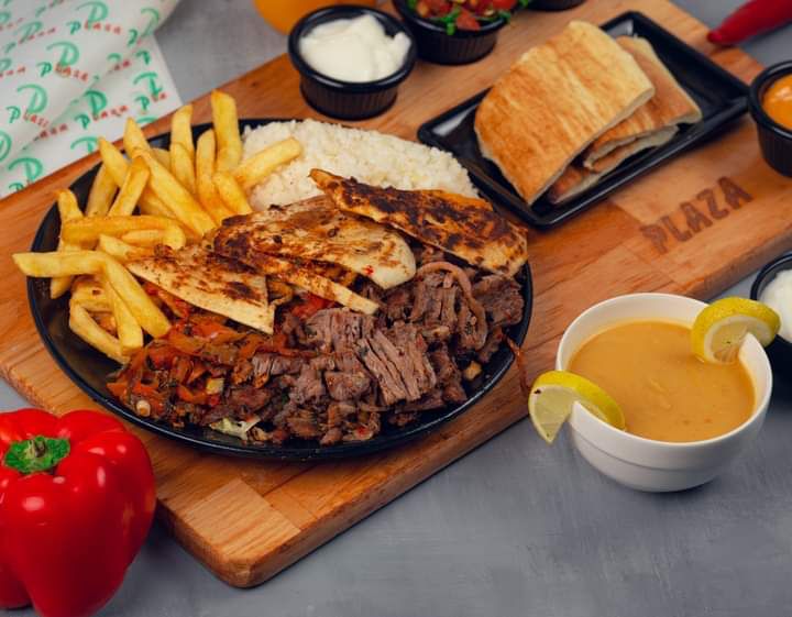 وجبة شاورمة لحم