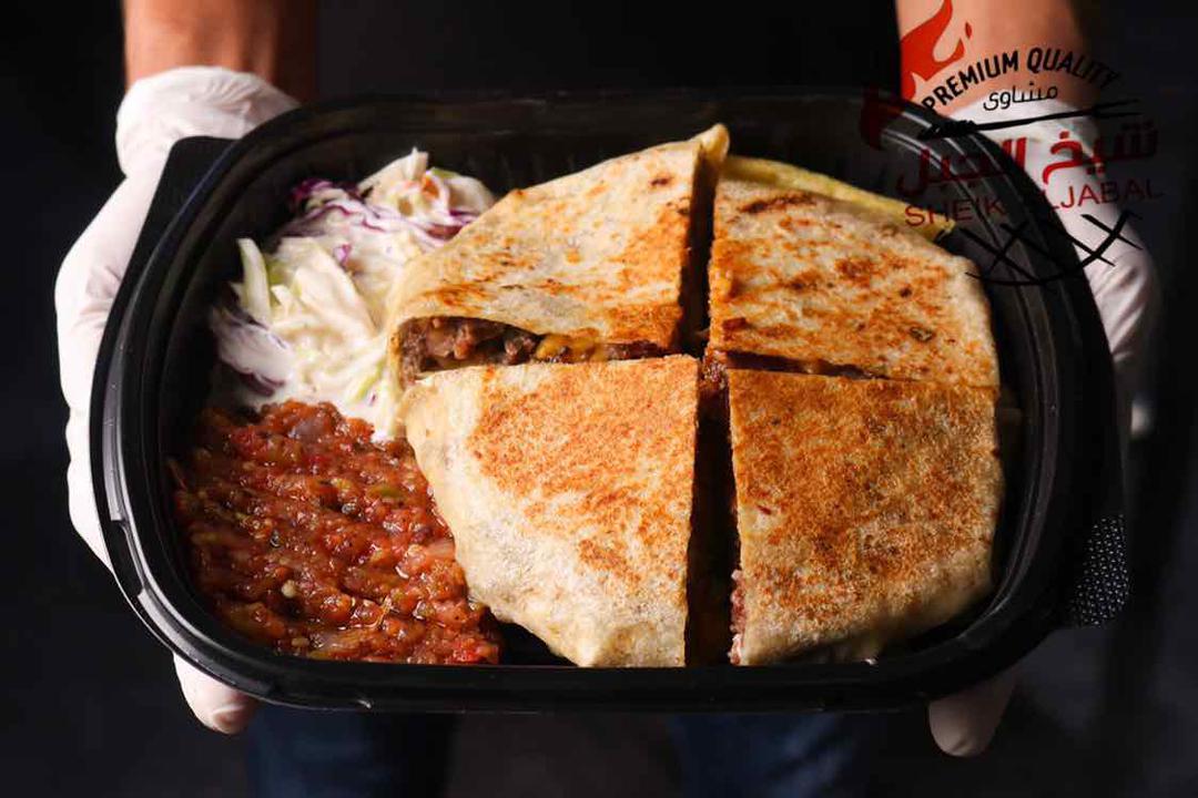 شاورما اكسترا لحم
