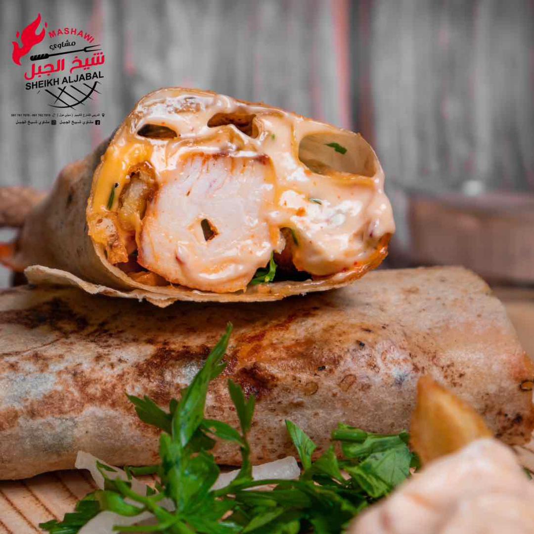 شيش طاووق بالجبنه