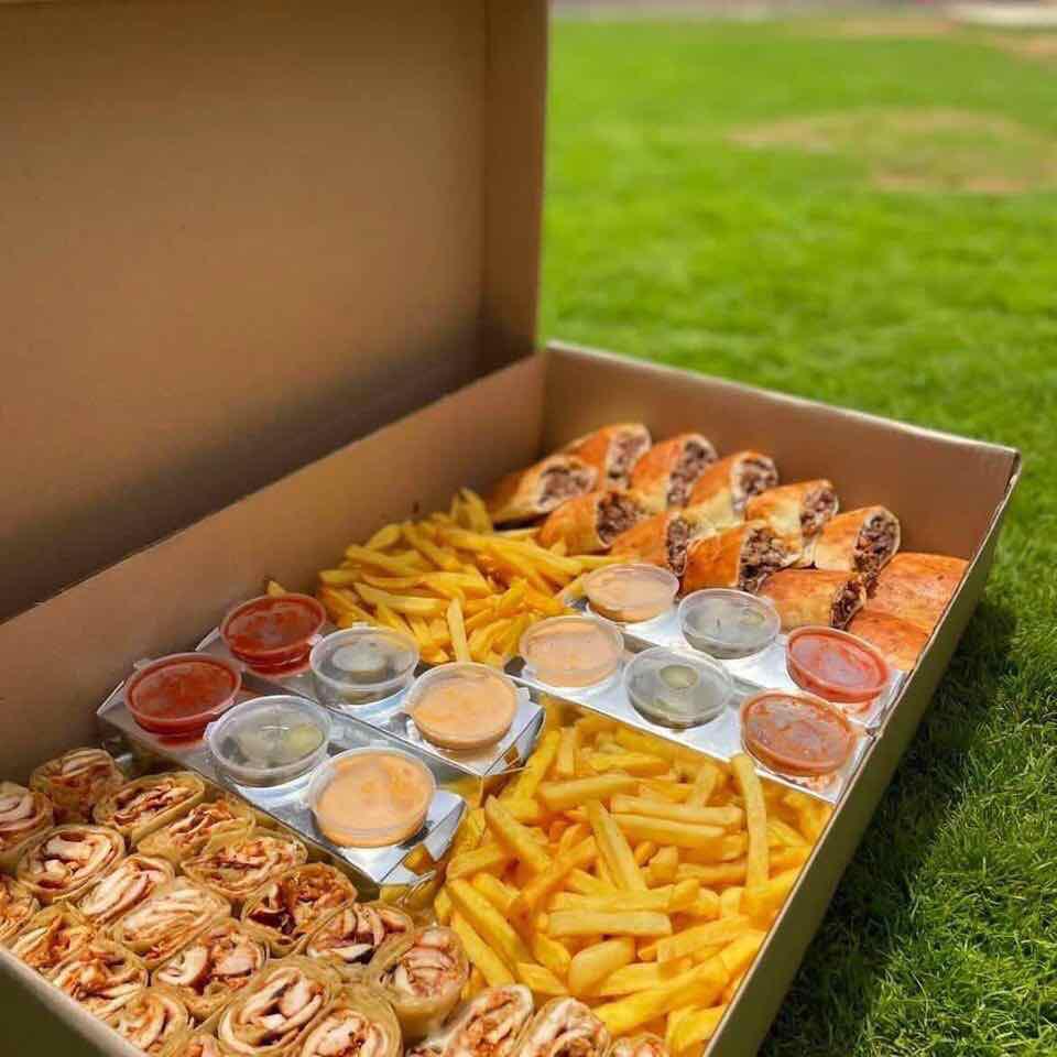 بوكس شاورما مشكل اللمه