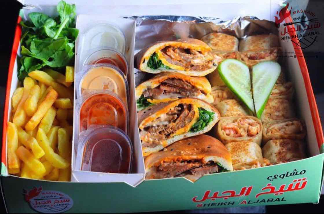 بوكس شاورما متوسط مشكل