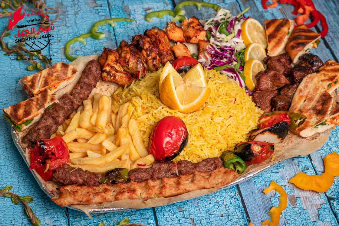 وجبة نص كيلو مشكل