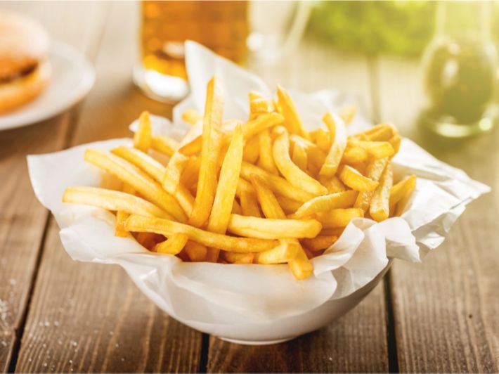 صحن بطاطا صغير