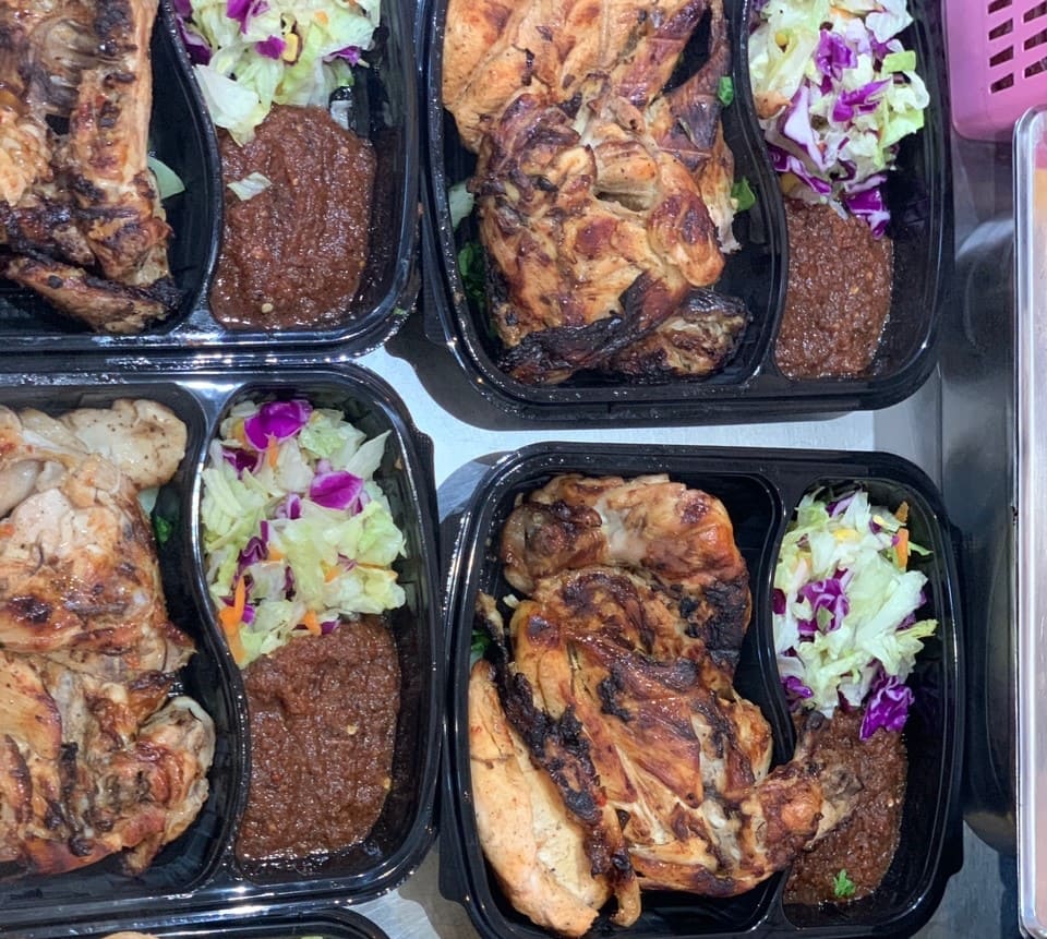 وجبة نص دجاج