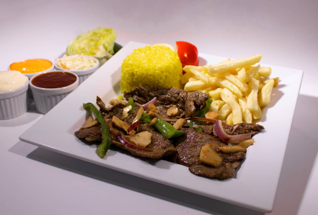 وجبة ستيك لحم 