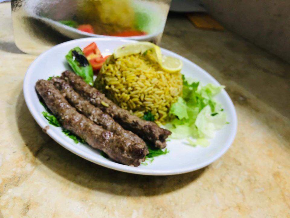 وجبة كباب 3 أسياخ