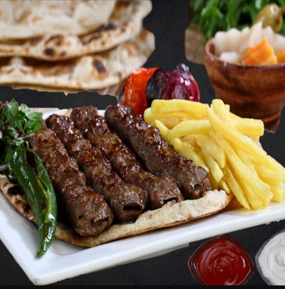 وجبة كباب 4 اسياخ