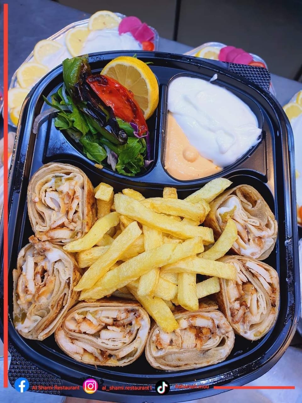 صحن فردي دجاج