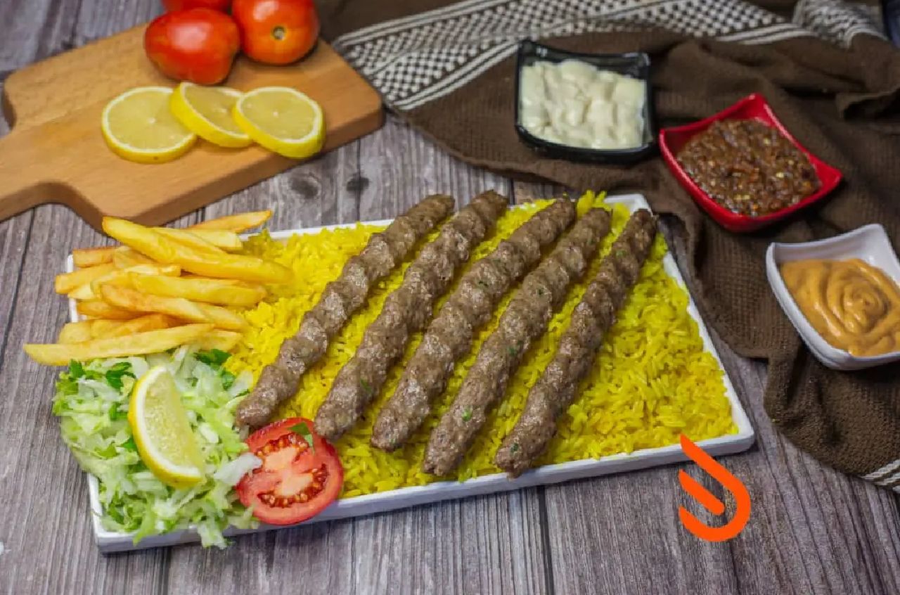 وجبة كباب لحم