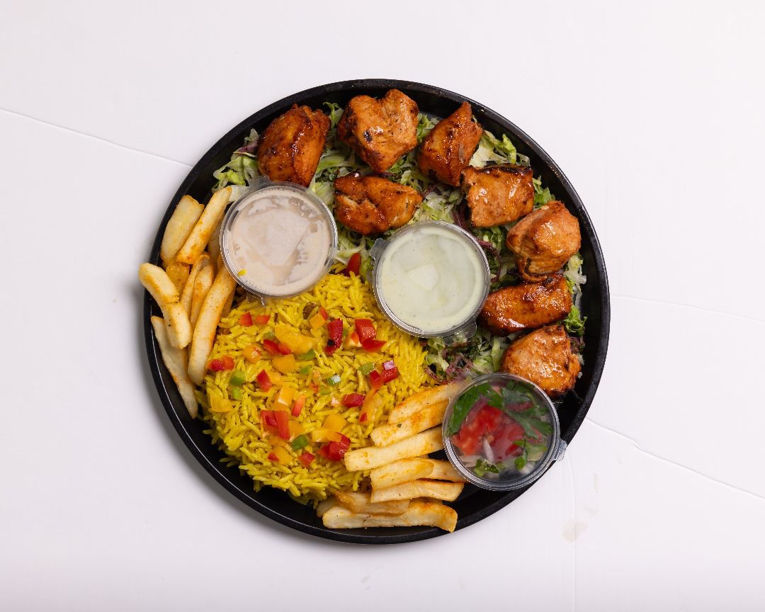 🍢 وجبة شيش طاووق