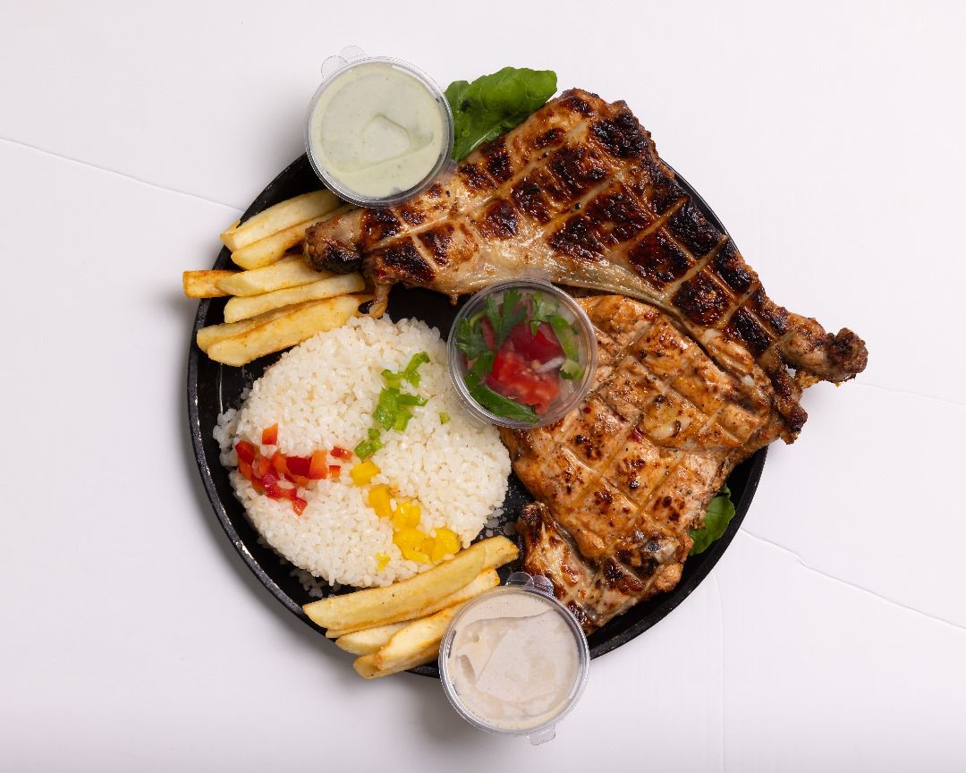 🔥 نصف دجاجة مشوية