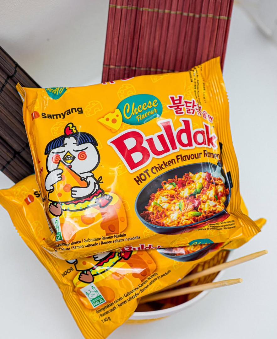 الاندومي الكوري بالجبنة 🍜